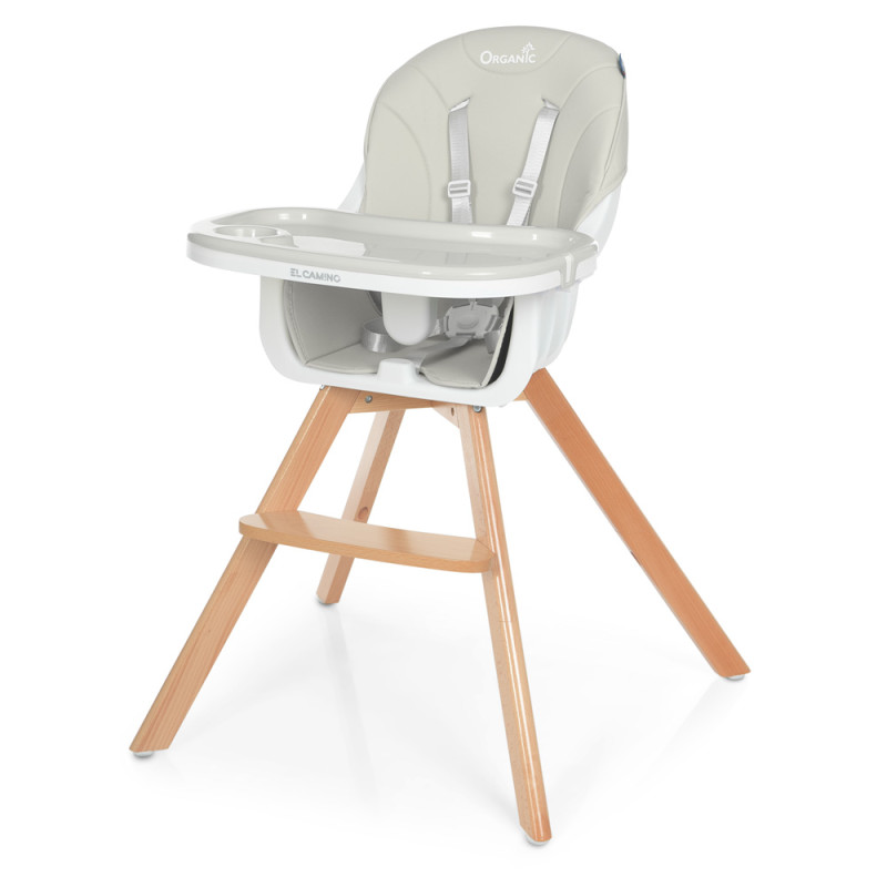 Стілець для годування El Camino ME 1050 organic v.2 (grey) Стілець для годування El Camino ME 1050 organic v.2 (grey)